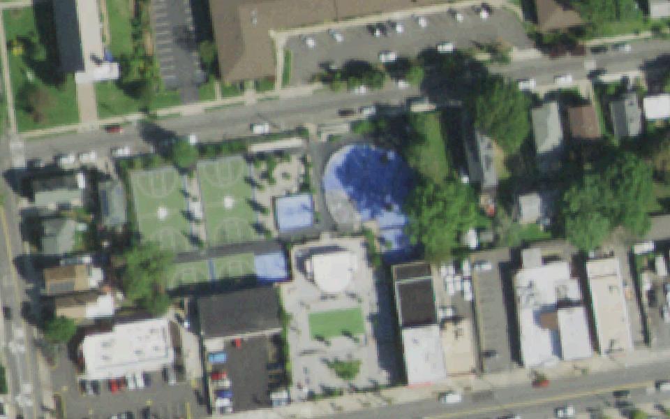 Austin J McDonald Playground seen from above